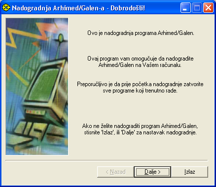 Prvi korak nadogradnje