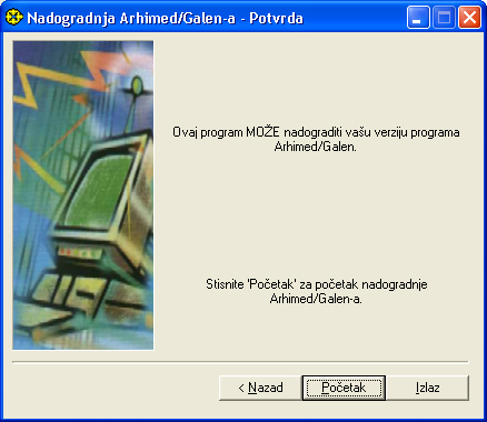 Potvrda za nadogradnju