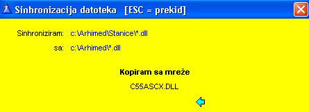 Kopiranje datoteka na zajednički direktorij